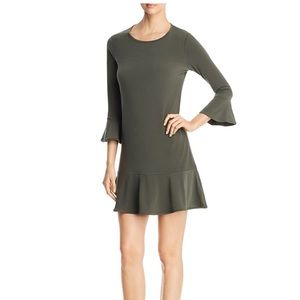 Michael Kors  Bell Sleeves Mini Flounce Dress